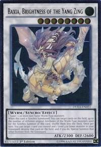 Baxia, Brightness of the Yang Zing (UTR) DUEA-EN051 card from Duelist Alliance