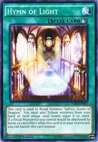 Hymn of Light DUEA-EN063 card from Duelist Alliance