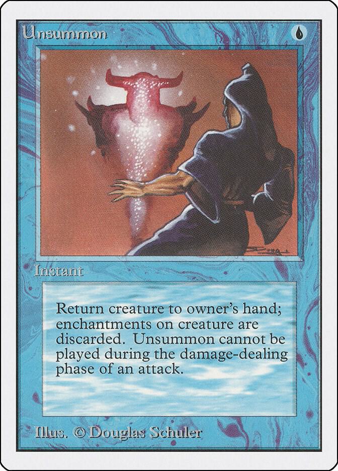 Unsummon card from Unlimited Edition