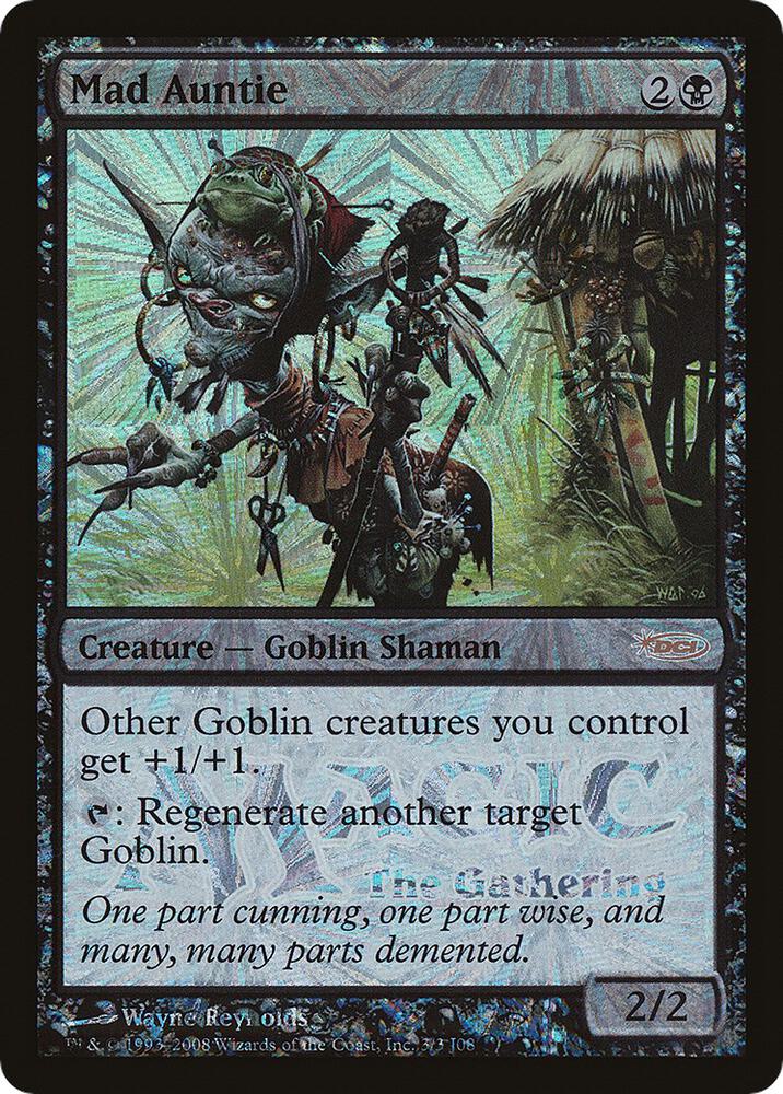 Mad Auntie 3 card from Junior Series Promos