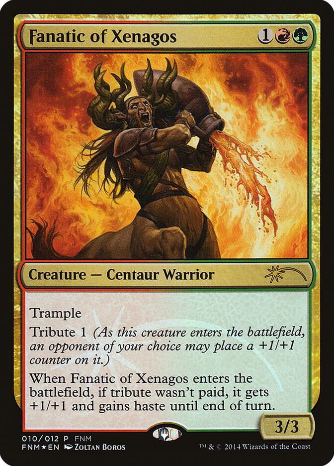 Fanatic of Xenagos 10 card from FNM Promos