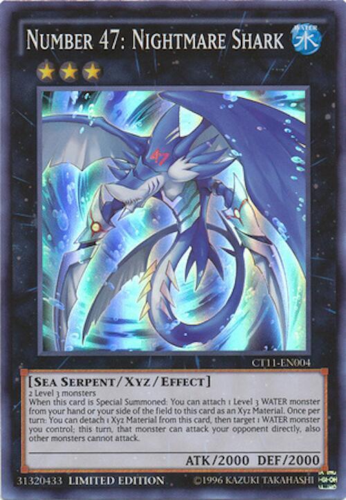Number 47: Nightmare Shark CT11-EN004 card from 2014 Mega-Tins