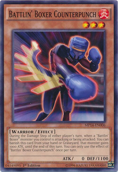 Battlin' Boxer Counterpunch MP14-EN006 card from 2014 Mega-Tins Mega Pack
