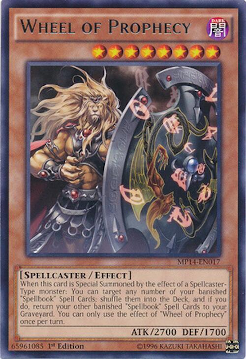 Wheel of Prophecy MP14-EN017 card from 2014 Mega-Tins Mega Pack