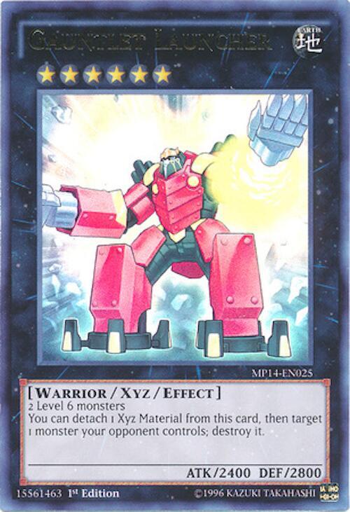 Gauntlet Launcher MP14-EN025 card from 2014 Mega-Tins Mega Pack