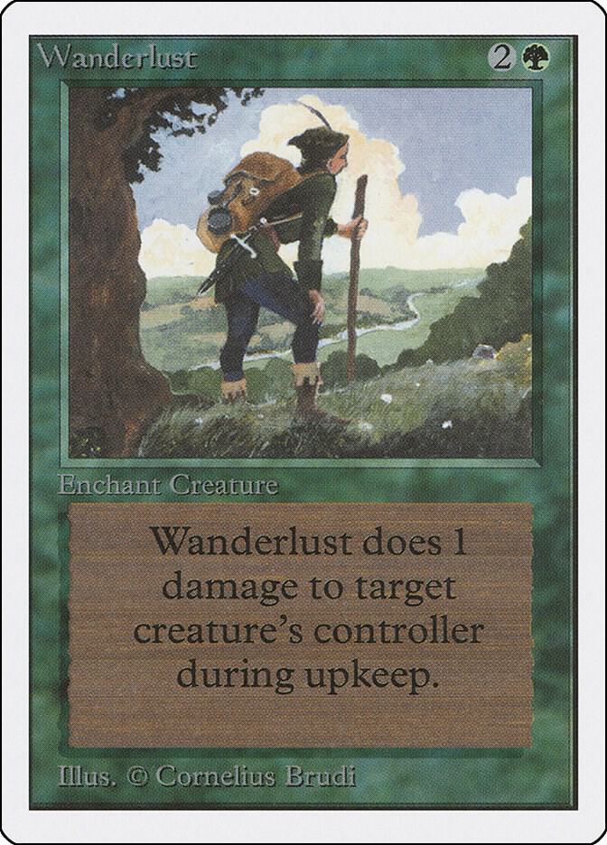 Wanderlust card from Unlimited Edition