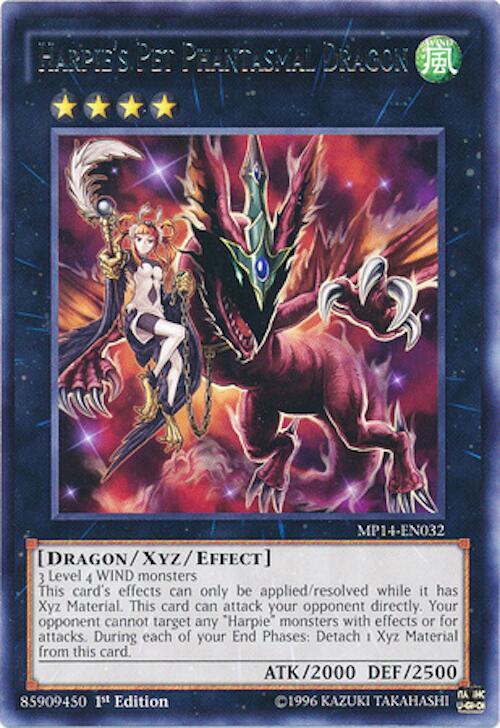 Harpie's Pet Phantasmal Dragon MP14-EN032 card from 2014 Mega-Tins Mega Pack