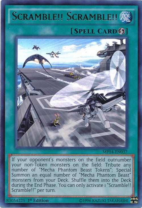 Scramble!! Scramble!! MP14-EN037 card from 2014 Mega-Tins Mega Pack
