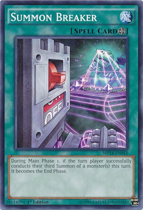 Summon Breaker MP14-EN043 card from 2014 Mega-Tins Mega Pack