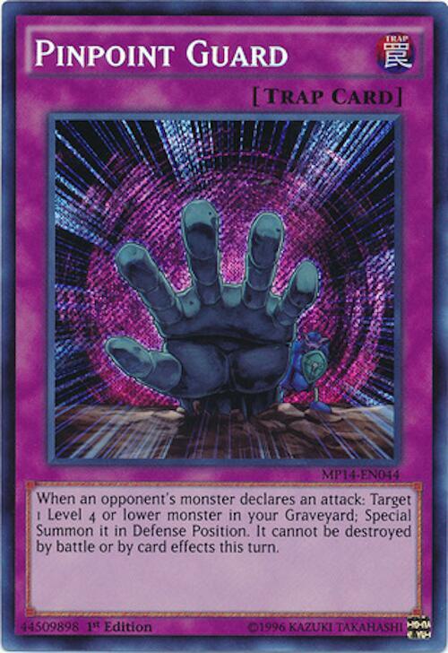 Pinpoint Guard MP14-EN044 card from 2014 Mega-Tins Mega Pack