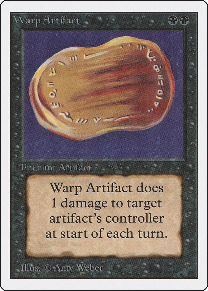 Warp Artifact card from Unlimited Edition