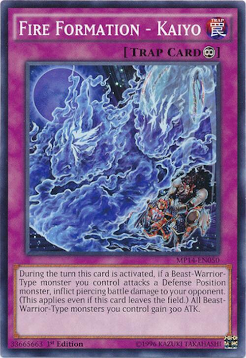 Fire Formation - Kaiyo MP14-EN050 card from 2014 Mega-Tins Mega Pack