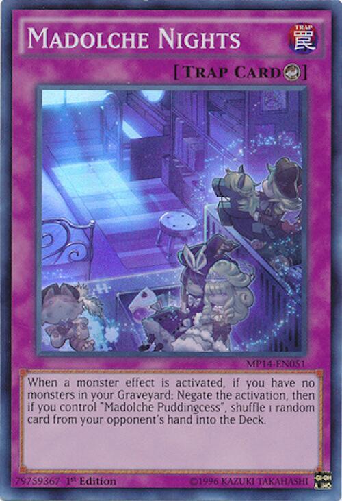 Madolche Nights MP14-EN051 card from 2014 Mega-Tins Mega Pack