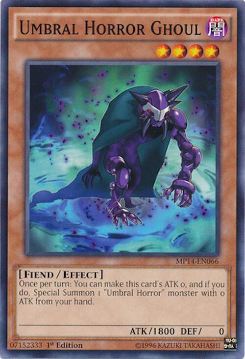 Umbral Horror Ghoul MP14-EN066 card from 2014 Mega-Tins Mega Pack