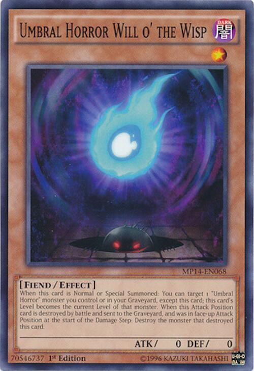 Umbral Horror Will o' the Wisp MP14-EN068 card from 2014 Mega-Tins Mega Pack