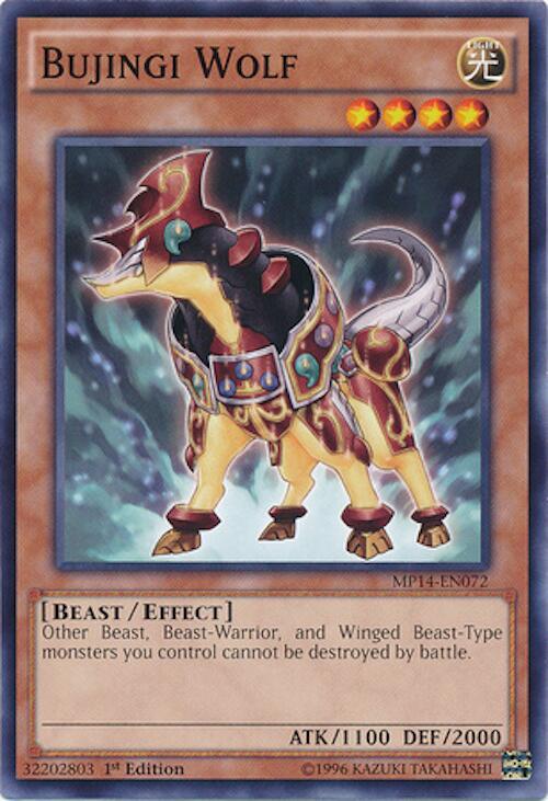 Bujingi Wolf MP14-EN072 card from 2014 Mega-Tins Mega Pack