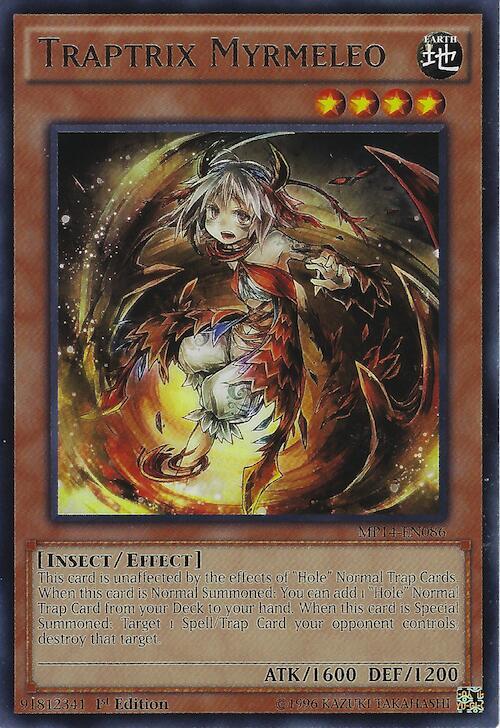 Traptrix Myrmeleo MP14-EN086 card from 2014 Mega-Tins Mega Pack