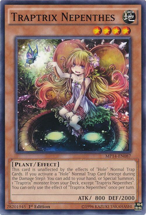 Traptrix Nepenthes MP14-EN087 card from 2014 Mega-Tins Mega Pack