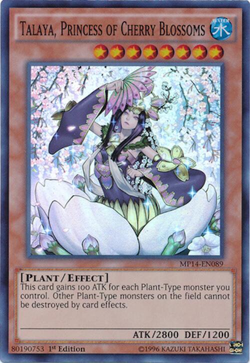 Talaya, Princess of Cherry Blossoms MP14-EN089 card from 2014 Mega-Tins Mega Pack