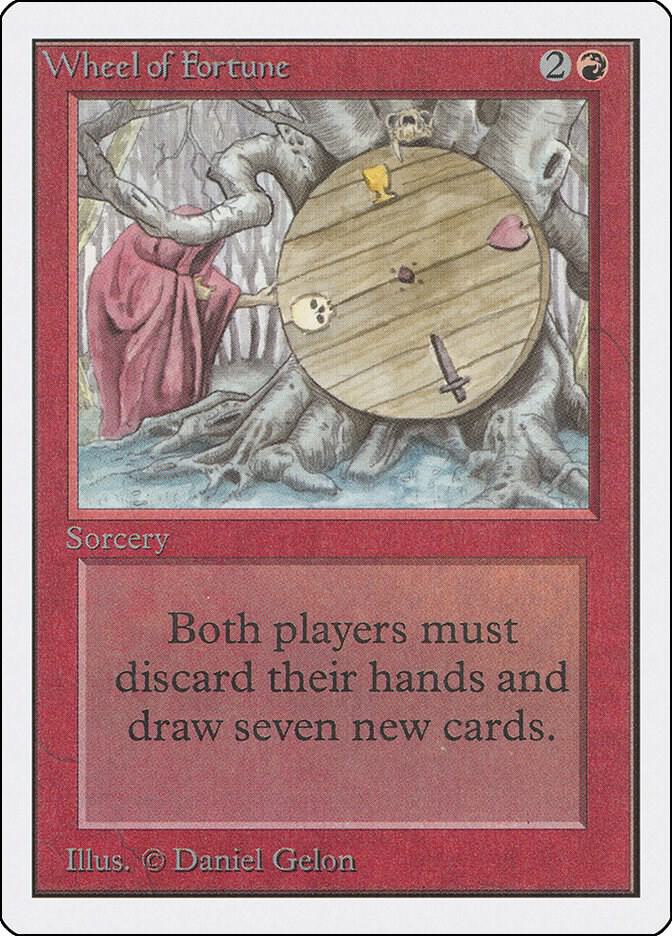 Wheel of Fortune card from Unlimited Edition