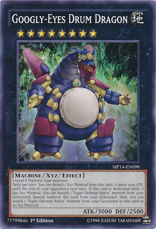 Googly-Eyes Drum Dragon MP14-EN098 card from 2014 Mega-Tins Mega Pack