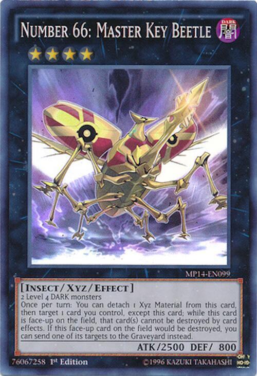 Number 66: Master Key Beetle MP14-EN099 card from 2014 Mega-Tins Mega Pack