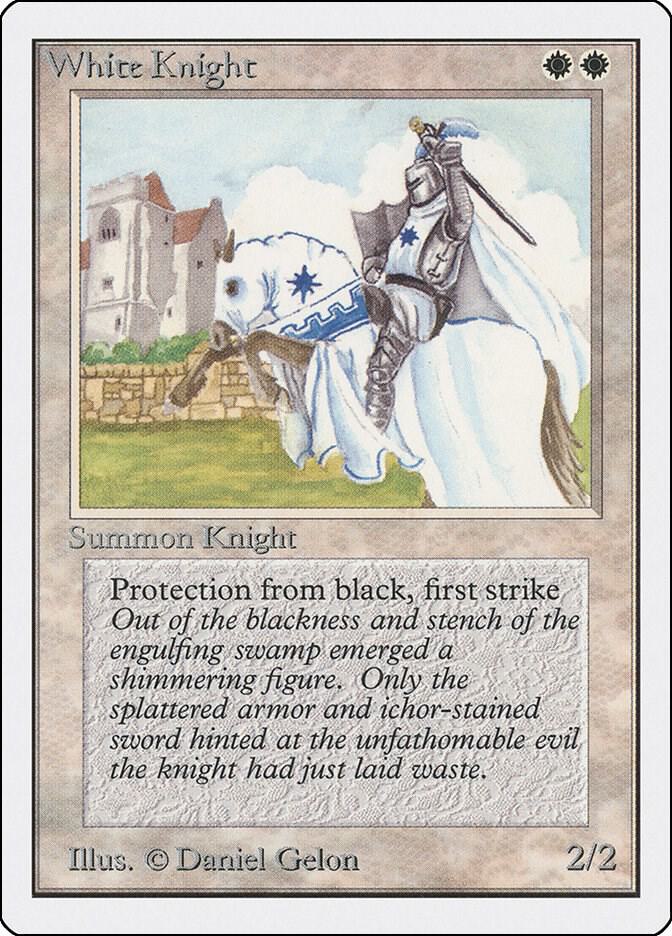White Knight card from Unlimited Edition