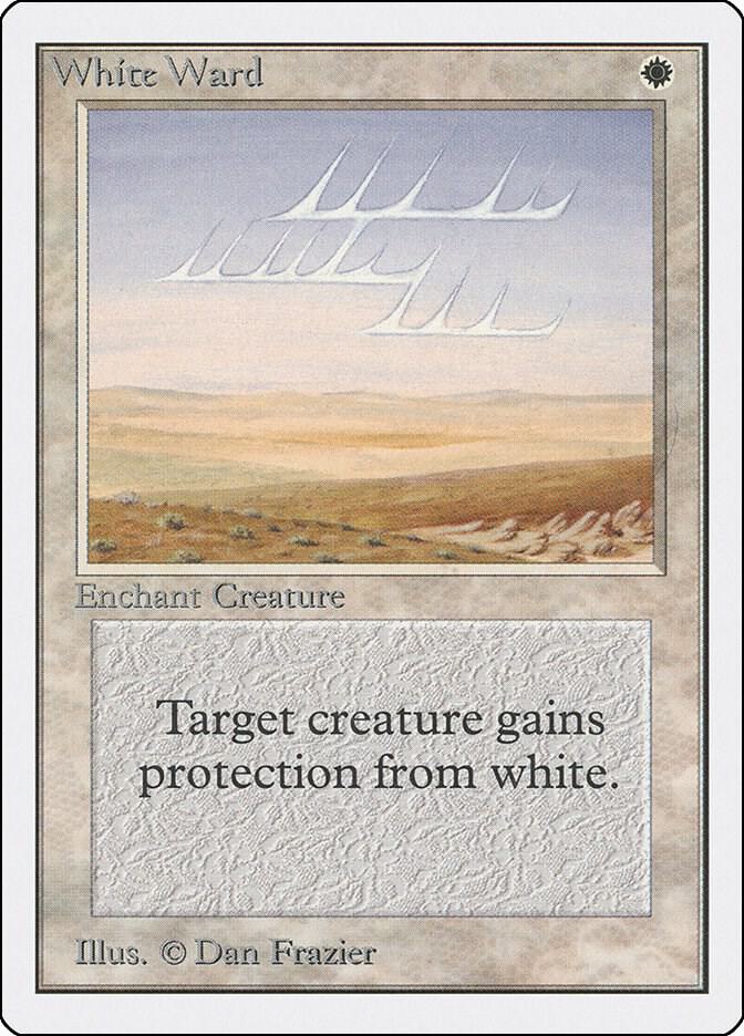White Ward card from Unlimited Edition