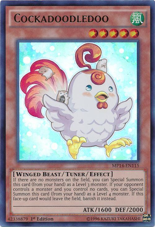 Cockadoodledoo MP14-EN115 card from 2014 Mega-Tins Mega Pack
