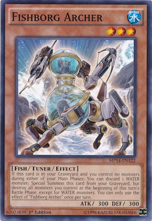 Fishborg Archer MP14-EN122 card from 2014 Mega-Tins Mega Pack