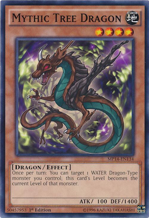 Mythic Tree Dragon MP14-EN134 card from 2014 Mega-Tins Mega Pack