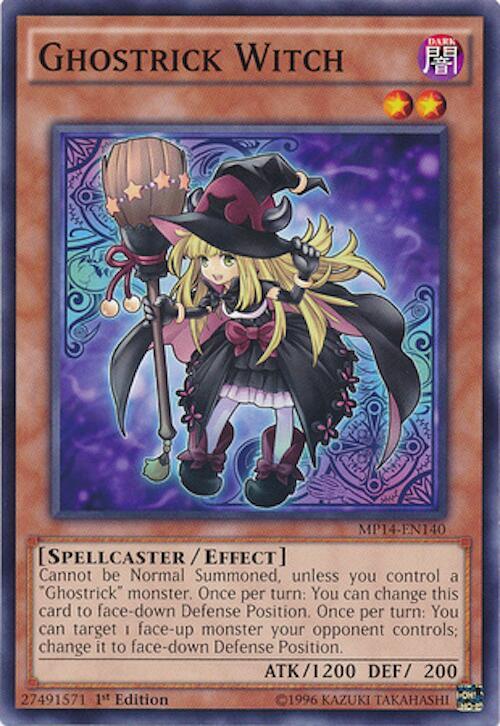 Ghostrick Witch MP14-EN140 card from 2014 Mega-Tins Mega Pack