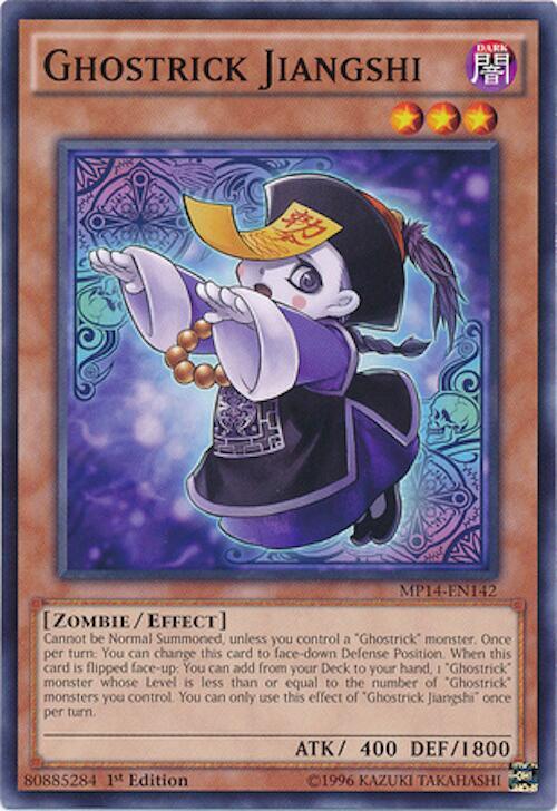 Ghostrick Jiangshi MP14-EN142 card from 2014 Mega-Tins Mega Pack