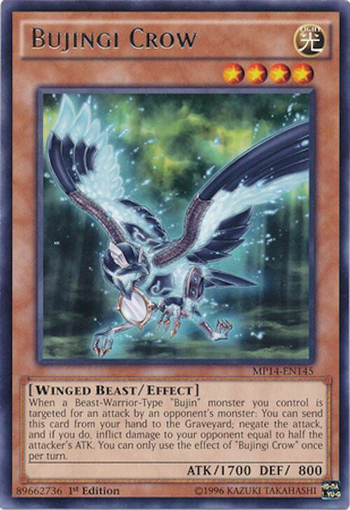 Bujingi Crow MP14-EN145 card from 2014 Mega-Tins Mega Pack