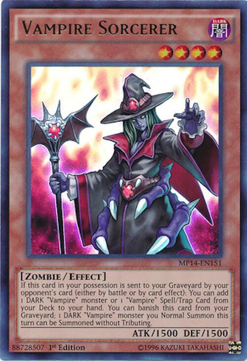 Vampire Sorcerer MP14-EN151 card from 2014 Mega-Tins Mega Pack