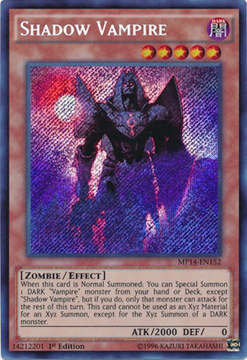 Shadow Vampire MP14-EN152 card from 2014 Mega-Tins Mega Pack