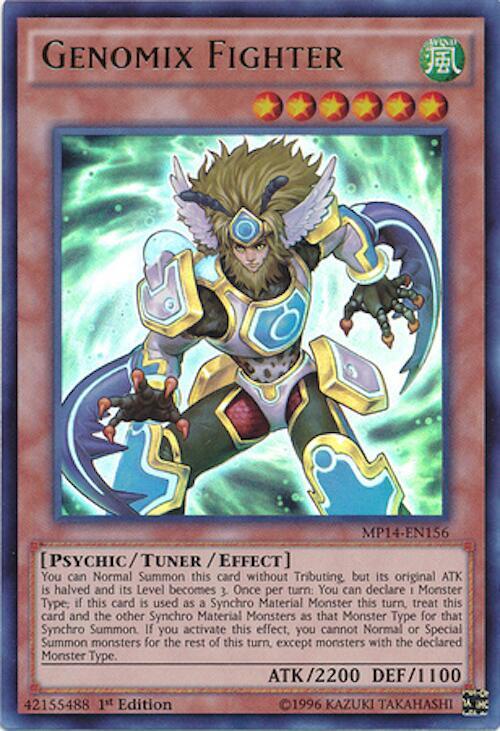 Genomix Fighter MP14-EN156 card from 2014 Mega-Tins Mega Pack