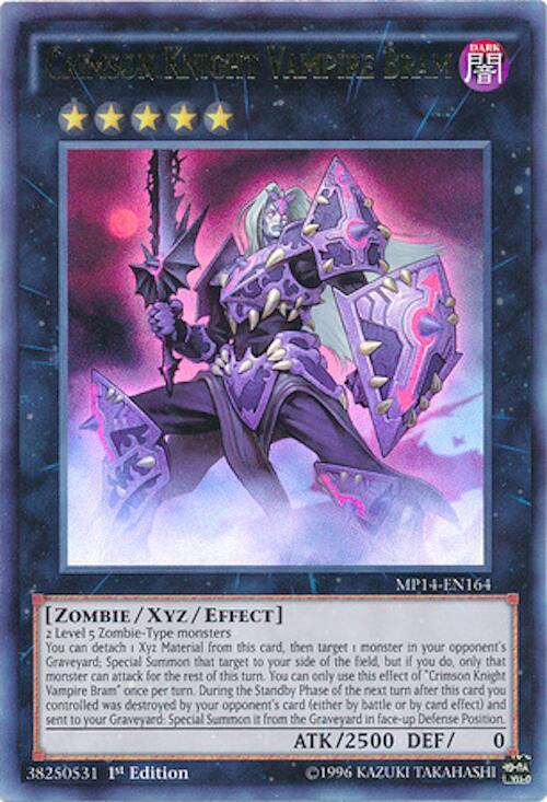Crimson Knight Vampire Bram MP14-EN164 card from 2014 Mega-Tins Mega Pack