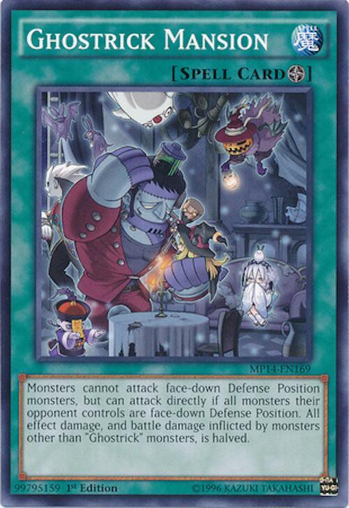Ghostrick Mansion MP14-EN169 card from 2014 Mega-Tins Mega Pack