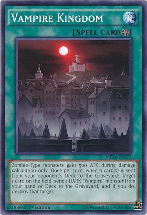 Vampire Kingdom MP14-EN171 card from 2014 Mega-Tins Mega Pack