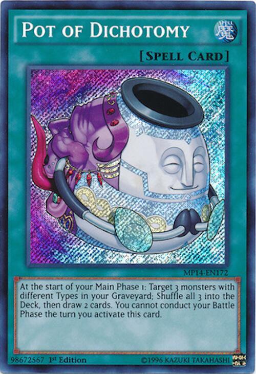 Pot of Dichotomy MP14-EN172 card from 2014 Mega-Tins Mega Pack
