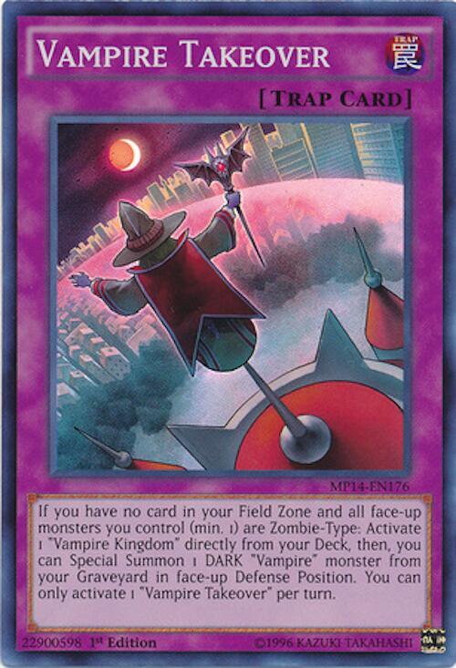 Vampire Takeover MP14-EN176 card from 2014 Mega-Tins Mega Pack