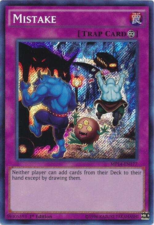 Mistake MP14-EN177 card from 2014 Mega-Tins Mega Pack