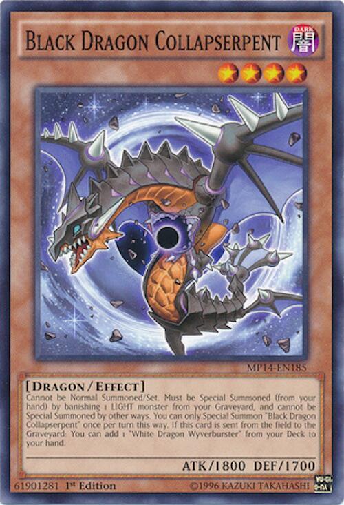 Black Dragon Collapserpent MP14-EN185 card from 2014 Mega-Tins Mega Pack