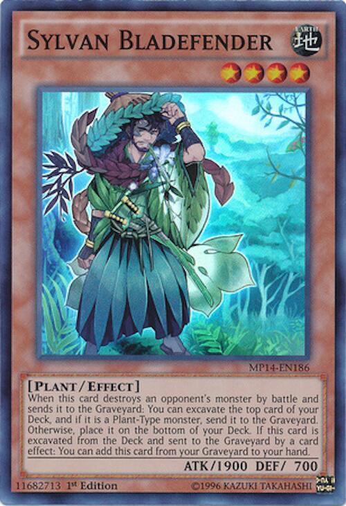 Sylvan Bladefender MP14-EN186 card from 2014 Mega-Tins Mega Pack