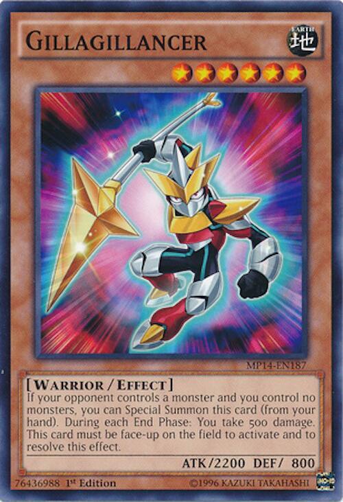 Gillagillancer MP14-EN187 card from 2014 Mega-Tins Mega Pack