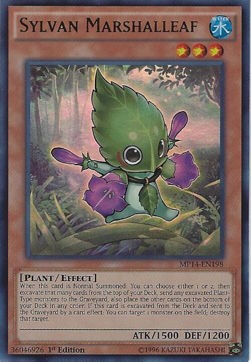 Sylvan Marshalleaf MP14-EN198 card from 2014 Mega-Tins Mega Pack