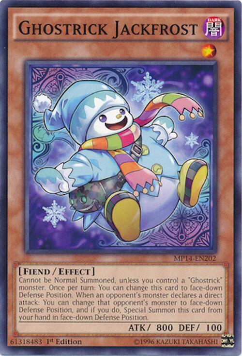 Ghostrick Jackfrost MP14-EN202 card from 2014 Mega-Tins Mega Pack