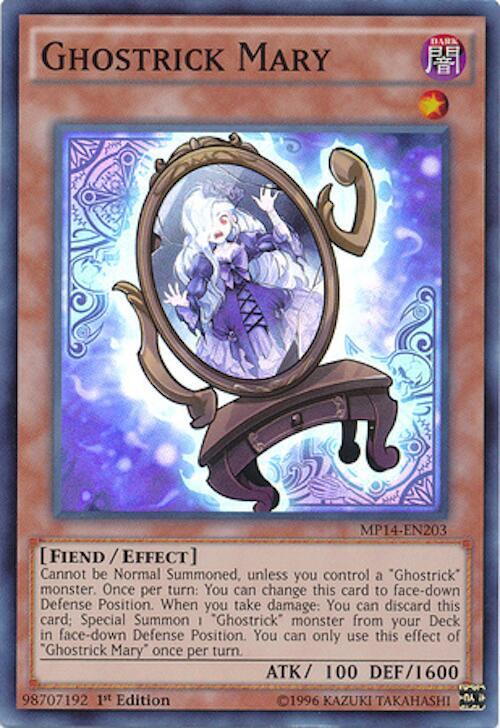Ghostrick Mary MP14-EN203 card from 2014 Mega-Tins Mega Pack