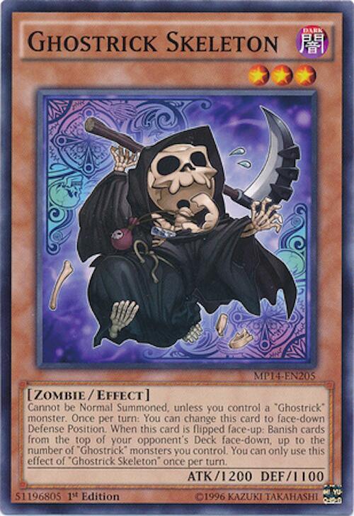 Ghostrick Skeleton MP14-EN205 card from 2014 Mega-Tins Mega Pack